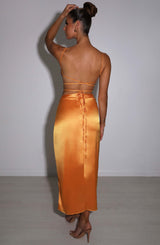 Sienna Maxi Skirt - Tangerine Babyboo Fashion Premium Exclusive Design