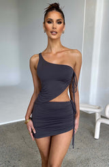 Stormi Mini Skirt - Charcoal XS Babyboo Fashion Premium Exclusive Design