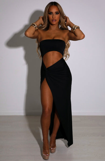 Sylvianna Maxi Dress - Black Babyboo Fashion Premium Exclusive Design