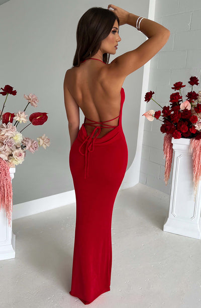 Talisa Maxi Dress - Red Babyboo Fashion Talisa Maxi Dress - Red Babyboo Fashion
