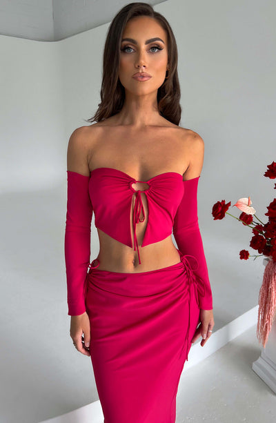 Tana Maxi Skirt - Pink Skirt Babyboo Fashion Premium Exclusive Design
