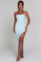 Tiarne Maxi Dress - Baby Blue Dress Babyboo Fashion Premium Exclusive Design