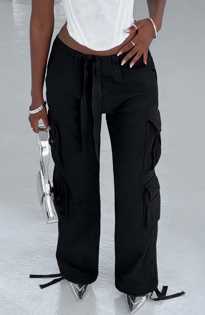 Tinashe Cargo Pants - Black Pants XS Babyboo Fashion Premium Exclusive Design