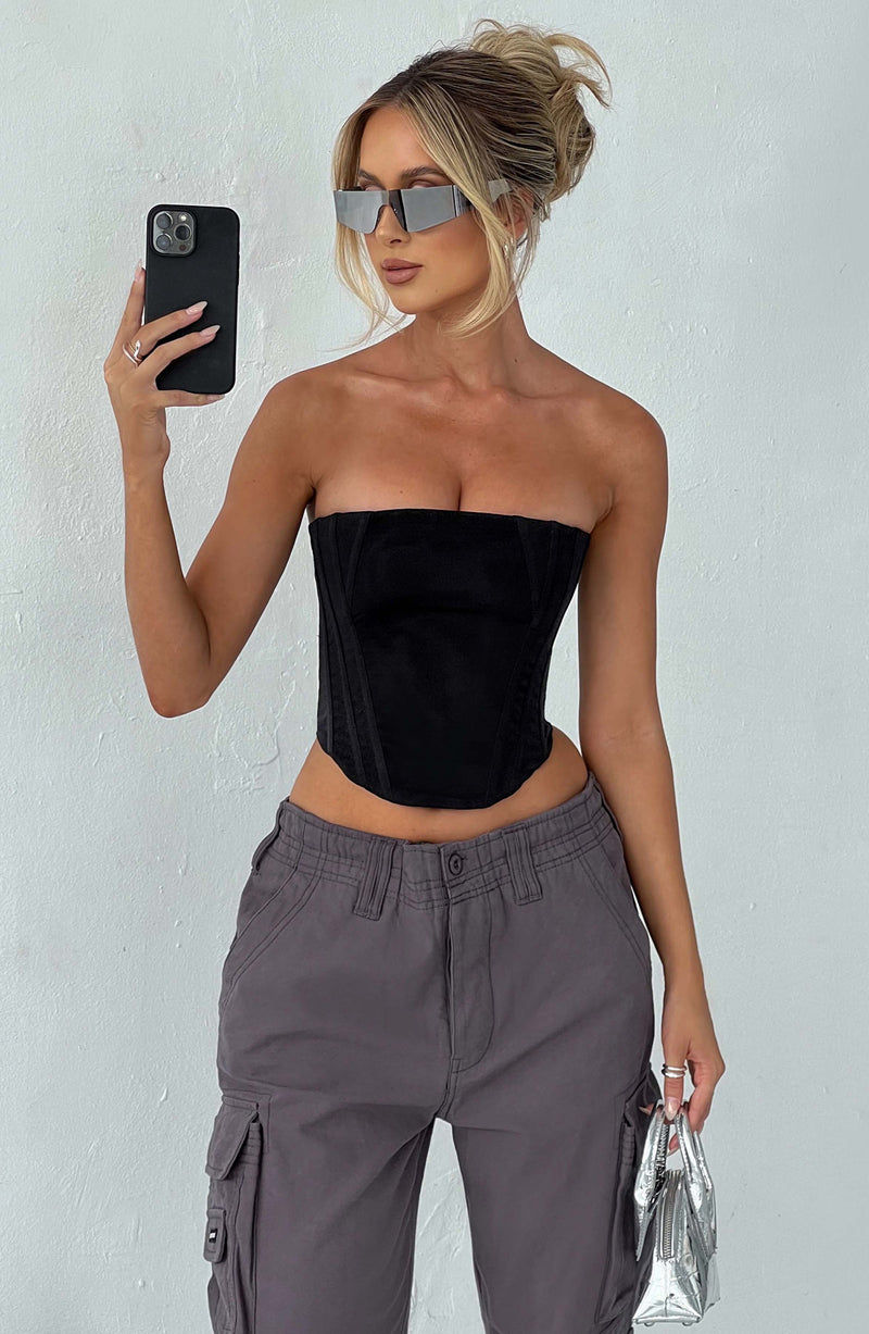 Tinashe Cargo Pants - Charcoal Pants Babyboo Fashion Premium Exclusive Design