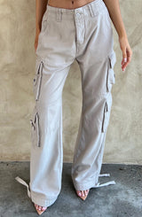 Tinashe Cargo Pants - Light Grey Pants XS Babyboo Fashion Premium Exclusive Design