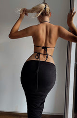 Valencia Maxi Skirt - Black Babyboo Fashion Premium Exclusive Design