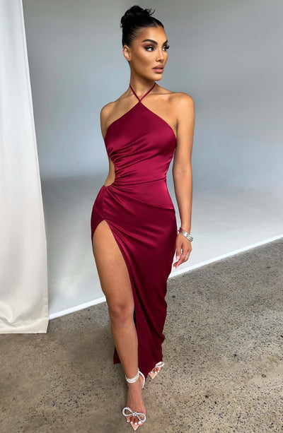 Vanessa Maxi Dress - Wine Babyboo Fashion Premium Exclusive Design
