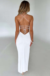 Victoria Maxi Dress - White Dress Babyboo Fashion Premium Exclusive Design