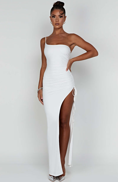 Zuri Maxi Dress - White Dress Babyboo Fashion Premium Exclusive Design